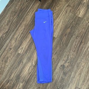 Bright Purple Nike Crop Spandex